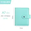 Cuaderno de Hojas Sueltas Transfronterizo Cuaderno de Cuero Suave Pu A6 Set de Cuadernos Creativos Bloc de Notas Pequeño Portátil