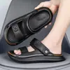 Sandalias EVA de Celebridad de Internet para Hombre Verano Nuevas de Punta Abierta Suela Suave Casual para Playa Antideslizantes Resistentes al Desgaste Sandalias de Suela Gruesa para Parejas