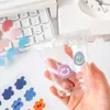 Serie de etiquetas dulces lindas pegatina para mascotas línea de sal estilo ins material para diario decoración base collage pegatina diy