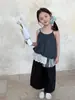 (Colección de Verano) Atuendos de Verano para Niñas Estilo Delgado Ropa Infantil Clase a Chaleco Pantalones Tops Faldas para Bebé Niña
