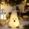 Haobei Suprimentos para Decoração de Natal Boneca Iluminada Criativa em Formato de Árvore de Natal Árvore de Natal Estereoscópica Decoração para Mesa