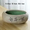 Macetas Cerámicas Creativas Inspiradas en Zen para Plantas Acuáticas, Macetas Hidropónicas Grandes, Recipientes para Lotos, Contenedores de Jardinería para el Hogar para Flores Frescas y Centella Asiática