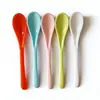 Suministro Transfronterizo de Cucharas de Plástico PP para Juguetes Infantiles, Creativas Cucharas Pequeñas de Mango Largo de Colores para Parejas
