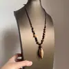 Nuevo Collar Colgante de Bodhi Estilo Chino Bohemio Cadena para Suéter Estilo Étnico de Nicho para Mujer Accesorios Retro Zen Estilo Chino