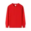 Moletom oversized com gola redonda estilo high street americano para homens e mulheres, novo top versátil de cor sólida para primavera e outono de 2026