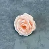 Flor de Simulação 5CM Cabeça de Flor de Rosa DIY Feito à Mão Decoração de Casa de Casamento Material de Flor Grampo de Cabelo Broche de Flor Transfronteiriço Flor Artificial Atacado