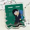 Porta-Notas de Texto com Personagem Japonês Engraçado Estilo Cartoon Ins Clipe Acrílico Pp Dupla Face Porta-Papel de Teste Personalizado