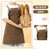Delantal de cocina personalizado, impermeable y a prueba de aceite, modelo fino de verano, lona, para uso en restaurante y comercial, ropa de trabajo para mujer, resistente a la suciedad, regalo