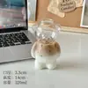 Taza de Café Transparente de Vidrio de Borosilicato Alto con Forma de Oso, Taza de Vidrio Creativa de Dibujos Animados Lindos, Taza para Jugo, Taza para Té de Leche