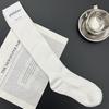 Corea del Sur Dongdaemun Glalalane Calcetines de Algodón para Mujer Importados al por Mayor, Calcetines de Canalé para Pantorrilla Estilo Nuevo