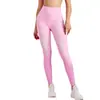 Leggings de Fitness Sem Costura Efeito Jeans de Cintura Alta Levanta Bumbum Tamanho Plus Roupa de Yoga Calças de Yoga Longas Nove Pontos Elásticas Justas