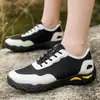 Venta al por mayor transfronteriza de modelos nuevos de verano de Zapatos de Senderismo de Malla Transpirable para Hombre, Zapatos de Senderismo para Exteriores, Zapatos Deportivos Modernos Resistentes al Desgaste, Zapatos de Caña Baja