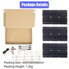 Painel solar 75W portátil para armazenamento de energia ao ar livre conjunto de sistema solar inversor 4000W controlador