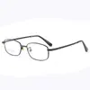 Gafas Danyang al por mayor Marco de gafas para hombre de cara pequeña con montura completa Nueva Montura de metal Marco de gafas de titanio ultraligero de memoria