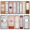 Talla de Madera Dongyang Madera Maciza Celosía de Flores Estilo Chino Nuevo Pantalla Divisoria Estilo Celosía Decoración de Pared de Fondo para Sala de Estar Puertas y Ventanas Estilo Antiguo