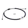 Pulsera Explosiva Europea y Americana ins Cuentas de Vidrio Cuentas de Cobre Ojos de Demonio Ajustable Tejida a Mano Cuerda de Mano para Transfronteriza