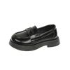 Novos Sapatos Pequenos de Couro com Solado Macio para Meninas Primavera e Outono, Mocassins Versáteis com Solado Macio para Crianças Primavera e Outono, Sapatos de Princesa, Estilo Britânico