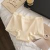 Calcinhas Femininas Estilo Francês com Estampa Pastoral Doce, Algodão Puro Confortável e Respirável, Gancho Estendido, Antibacteriana 10A, Cintura Média