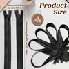 No Transfronterizo. 3 Cremalleras de Borde de Tela Invisible Hechas a Mano Bolsillo DIY Accesorios para Ropa Almohada Cadena de Cremallera de Nylon Sin Costuras
