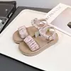 Tallas 26-30 Modelo Nuevo 2026 Sandalias Infantiles con Suela de Poliuretano, Zapatos de Playa para Niñas 5955