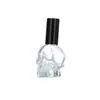 Botella de Perfume Creativa con Tapa de Calavera Vidrio Espeso Botella de Spray de Fragancia Portátil 50ml Botella Cosmética