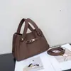 Bolsa Feminina de Couro Genuíno Direto da Fábrica Couro Bovino Camada Superior Bolsa de Palha de Mão Bolsa Saco Design de Alto Padrão Bolsa Transversal de Nicho