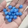 Venta Caliente de Amazon 12*11mm Acrílico Dos Tonos Cuentas Dunden Cuentas Espaciadoras Cuentas Barril Cadena de Teléfono DIY Llavero Mayoreo
