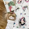 Novas calças de pijama quentes de flanela para outono e inverno, estilo doce, calças de flanela confortáveis e quentes para passear e uso casual em casa