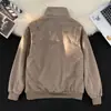 Chaqueta de gamuza para hombre, estilo otoño e invierno, estilo retro japonés cityboy, moderna y guapa, chaqueta holgada casual con cuello de solapa