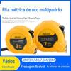 Fita Métrica de Aço para Açougue 2 3 5M 10 metros à prova d'água alta precisão medição aço inoxidável caixa doméstica régua marcenaria régua Luban
