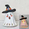 Portavelas Fantasma Nuevo Producto Transfronterizo, portavelas de té de cerámica con forma de fantasma, adorno de manualidades de resina
