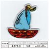 Procesamiento y Confección de Bordado por Computadora Insignia Serie Navegación Etiqueta Parche Trasero con Pegamento Parche de Tela Bordado para Sombreros y Zapatos Accesorios