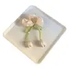 Goma para el pelo de tul estilo coreano tipo tulipán para mujer, Sujetador de pelo de alta gama, Elástico para coleta, Cuerda para el pelo elegante, Accesorio floral para el pelo