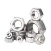 Tuerca hexagonal de acero inoxidable 304/316/201, tapa de rosca, tuerca de mano, fábrica al por mayor M3-M64