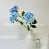 Flores de Hibisco Artificiales de Seda para Bodas, Adecuado para Ventas Transfronterizas, Ramos Artificiales de Alta Gama, Hibisco Peonía de Tres Cabezas