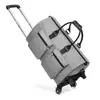 Bolsa de Viagem Dobrável Executiva Masculina para Viagens de Curta Distância Portátil de Ombro à Prova d'Água Multifuncional com Haste de Puxar Bolsa de Terno Transfronteiriça