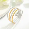 Pulsera Hidráulica de Acero Inoxidable Transfronteriza con Diseño Trenzado en Forma de Serpiente, Lujo Ligero, Sensación de Alta Gama, Pulsera Única y Audaz
