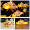 Linternas de Pez Koi y Pez Dorado Luminosas Impermeables Listas para Usar, Luces Colgantes con Forma de Pez, Adornos Colgantes Decorativos para Restaurantes, Centros Comerciales y Parques