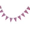 Colección Triángulos Decoración para Fiestas de Cumpleaños de Bebé Bandera Bandera Suministros para Cumpleaños Diseño de Flores para Cumpleaños Fábrica de Banners