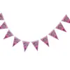 Colección de Banderines Triangulares para Fiestas de Cumpleaños Infantiles Temáticas, Guirnaldas de Banderines, Banderines, Pancartas, Patrones Decorativos, Dibujos Animados para Fiestas Navideñas