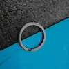 Anillas Abiertas de Metal Anillas Planas Llaveros O-Rings Eslabones Redondos Componentes para Joyería de Acero Inoxidable Ferretería para DIY Al por Mayor