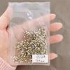 Piedras de Strass Blancas Puntiagudas para Uñas, Strass Pequeños Transparentes para Rellenar Espacios, Strass Redondos Puntiagudos para Decoración de Uñas