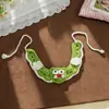 Conjunto tejido popular transfronterizo para gato mascota, sombrero, disfraz de fiesta para perro, decoración de primer cumpleaños para cachorro, babero