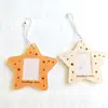 Ins Lindo Estrella Periférico Brillo 1.0 pulgada Acrílico Portatarjetas Foto de Identificación Estrella Persiguiendo Tarjeta Pequeña Almacenamiento de Fotos Colgante