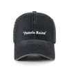 Gorra de Béisbol de Mezclilla con Bordado de Letra Simple para Mujer, Gorra con Visera de Algodón para Hombre, Sombrero de Protección Solar, Circunferencia de Cabeza Grande, Personalizado Vintage