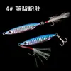 Venta al por mayor de fábrica señuelo Luya cuchillo volador placa de hierro pez de plomo 10g-30g señuelo artificial caballa abalorios equipo de pesca para lubina