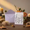 Tarjeta de Felicitación Creativa de Ramo 3D Lavanda con Estampado Dorado para Festivales, Cumpleaños, Maestro, Mejor Amigo, Tarjeta de Bendición, Tarjeta 3D de Confesión Escrita a Mano