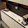 Tapete Protetor para Aparador de Luxo Leve e de Alta Qualidade, Tapete de Mesa para Rack de TV, Toalha de Mesa para Sapateira de Entrada, Tapete Longo para Balcão de Vinho