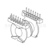 Estrutura de Transformador Pq4040 Estrutura de Baquelite Pq4041 Estrutura de Alta Frequência Bobina de Transformador Slot Duplo Horizontal Pino 7+7