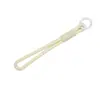 Cordón para teléfono móvil anudado a juego de colores creativo corto de silicona tejido cordón llavero extraíble cuerda anti-pérdida
